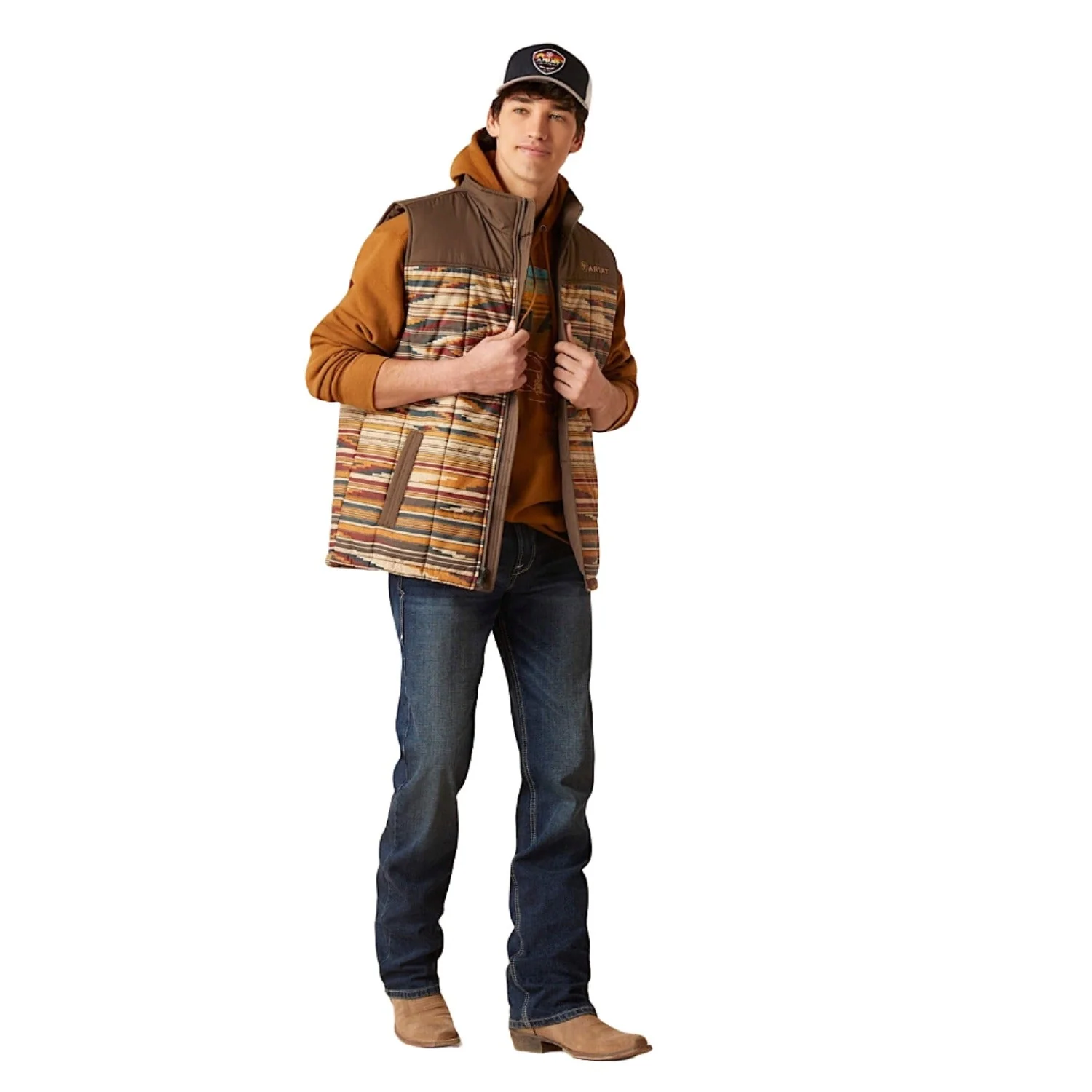 Ariat Men's Chimayo Crius Vest - Chimayo Saltillo - Image 4