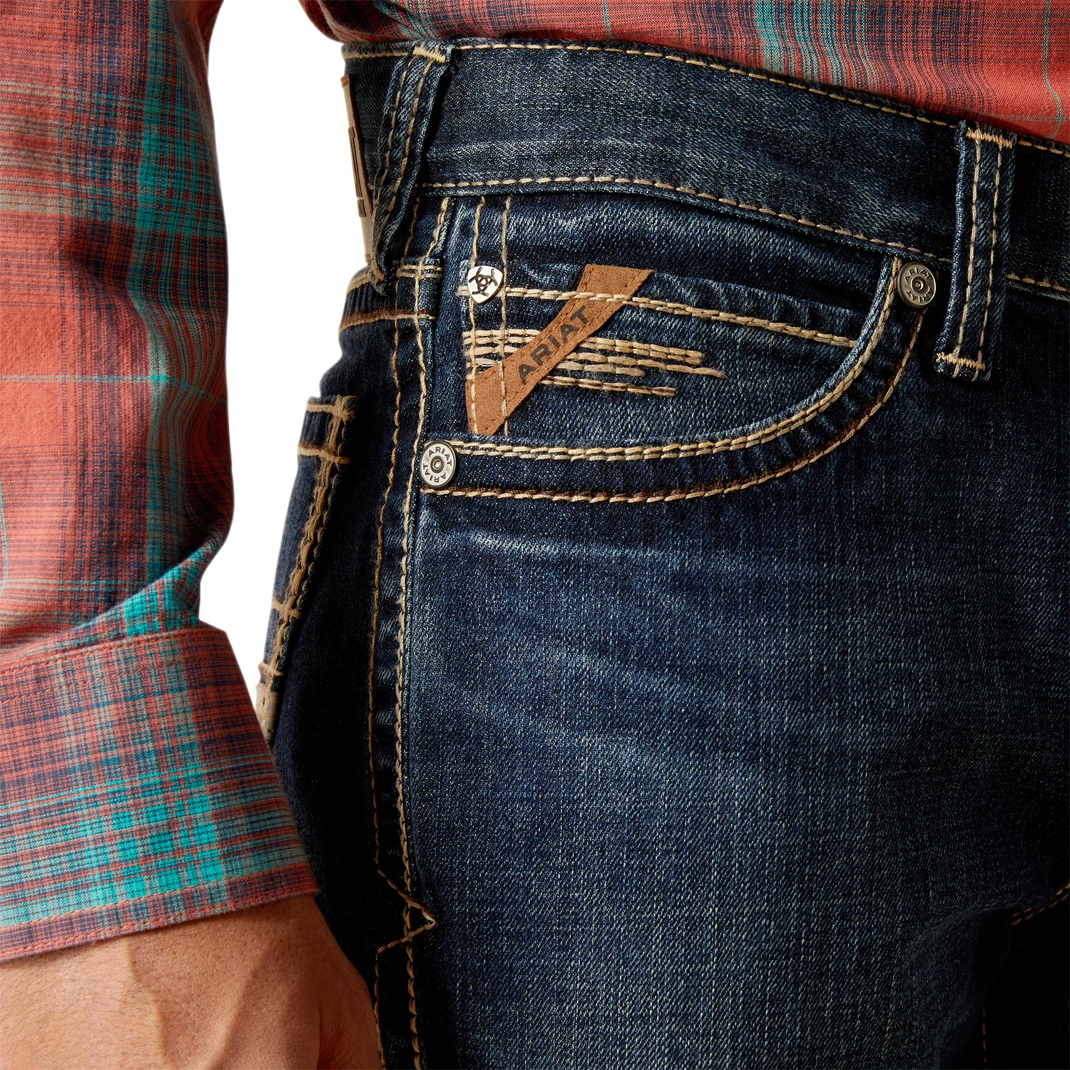 Ariat Men's M8 Modern Slim Straight Leg - Ranger Pinedale - Image 4