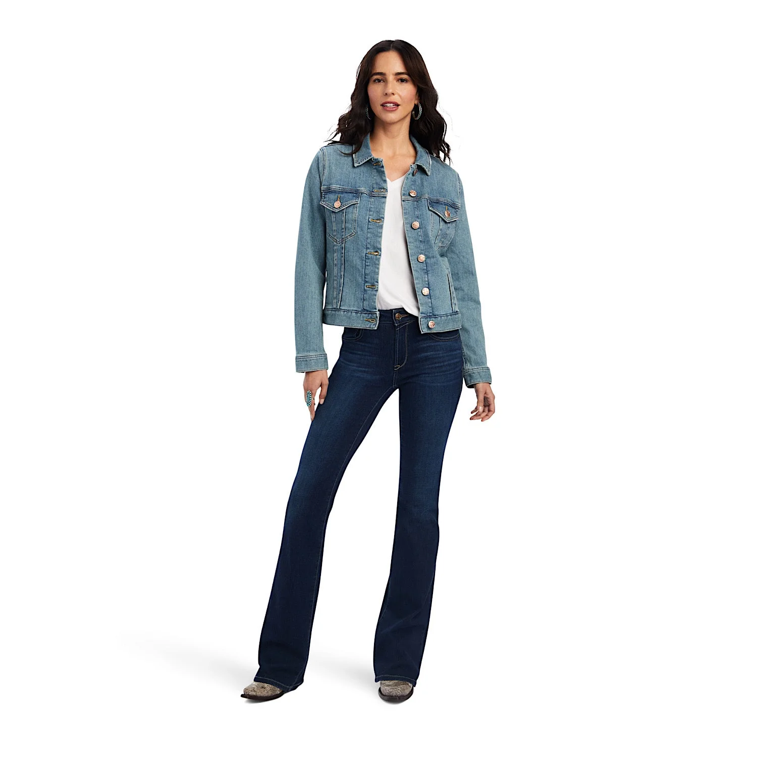 Ariat Womens Denim Jacket Utah - Image 4