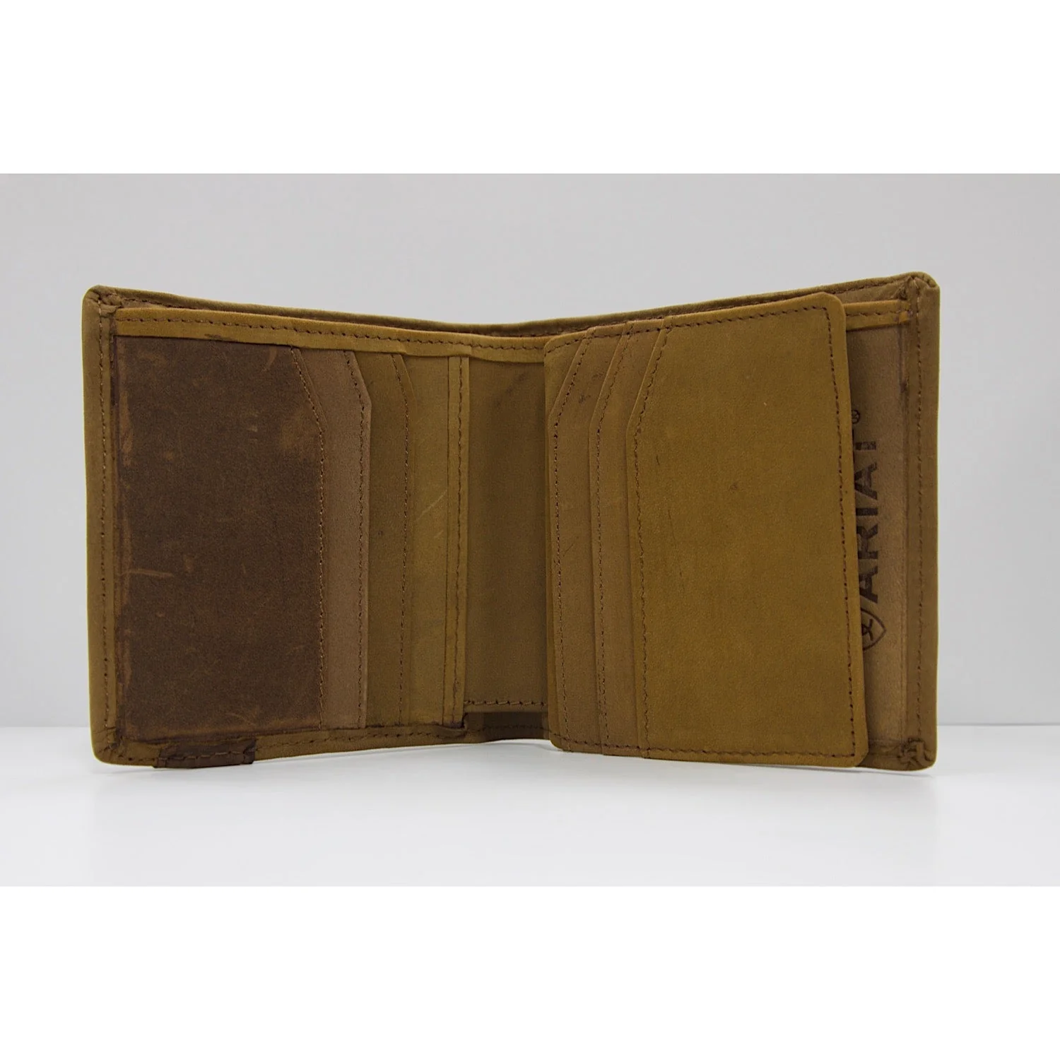 Ariat Bi Fold Wallet - Chestnut WLT2102A - Image 3