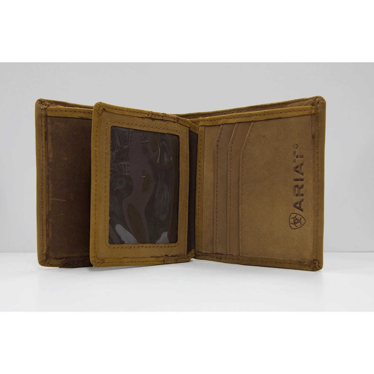 Ariat Bi Fold Wallet - Chestnut WLT2102A - Image 4