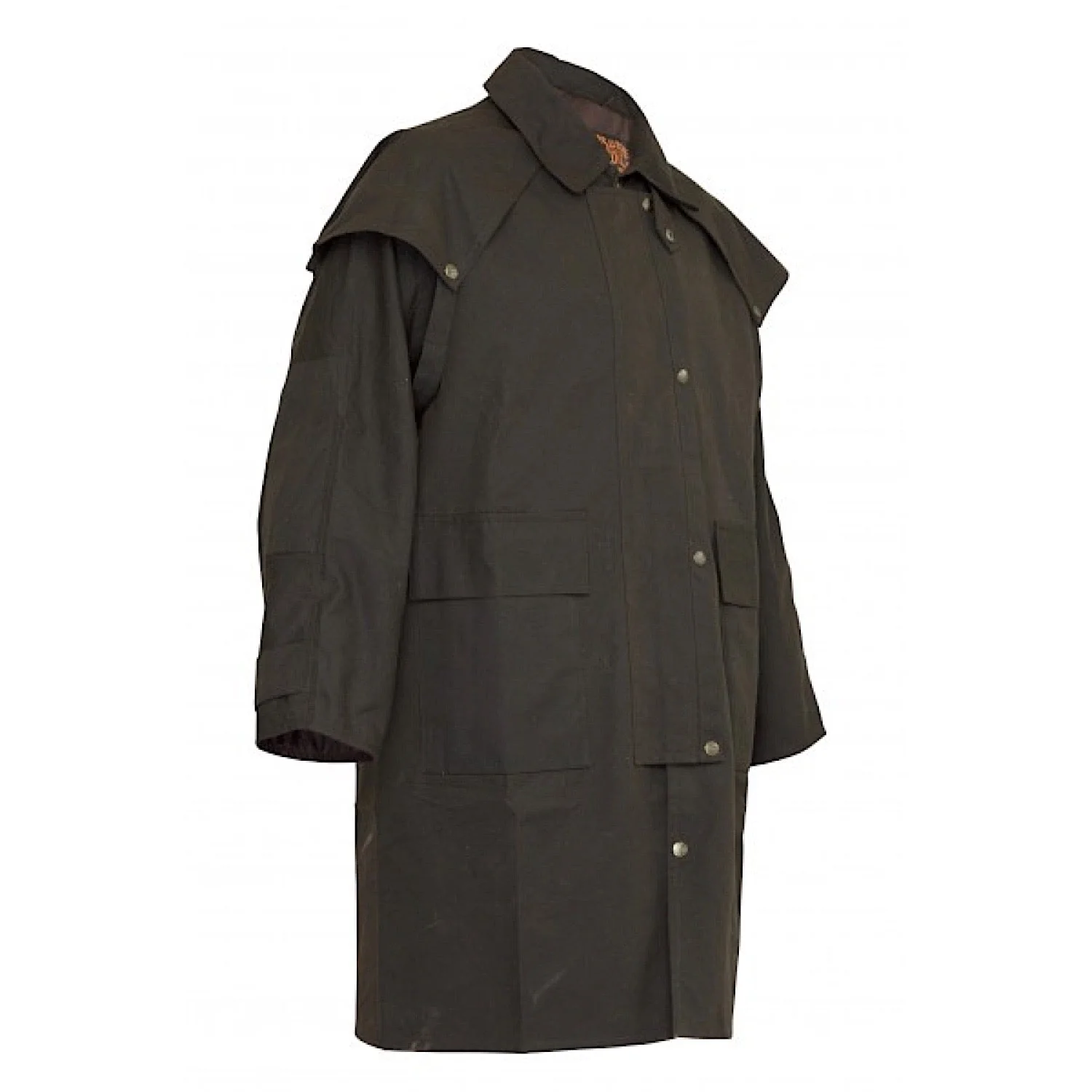 Burke & Wills Balranald Short Coat - Brown - Image 4
